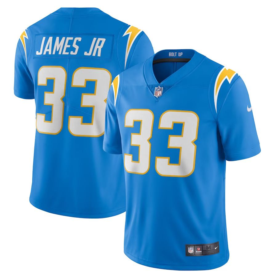 Men Los Angeles Chargers 33 Derwin James Nike Powder Blue Vapor Limited NFL Jersey